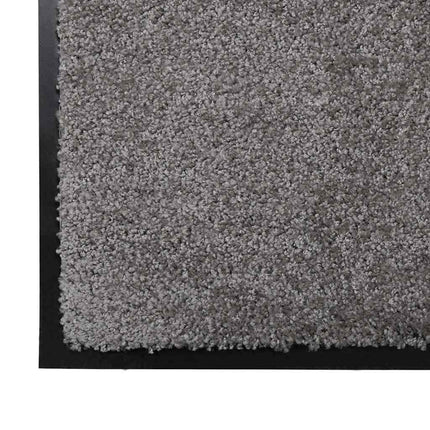 Dörrmatta Ljusgrå 60 x 40 x 1.2 cm Teddytyg