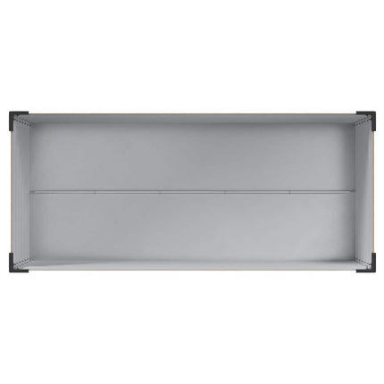 Trädgårdsplanterare Ljusbrun 100 x 45 x 90 cm Galvaniserat Stål