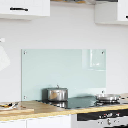 Köksskydd Mjölk 80 x 40 cm härdat glas