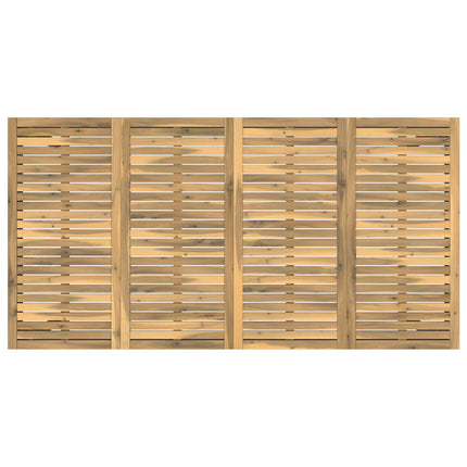 Trädgårds Middagsbord Vit och svart 196 x 100,5 x 75 cm