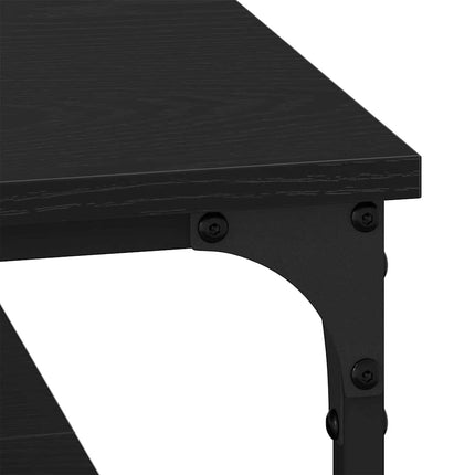 Kaffeebord Svart ek 80 x 80 x 40 cm Konstruerat trä