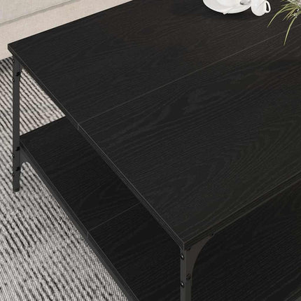 Kaffeebord Svart ek 80 x 80 x 40 cm Konstruerat trä