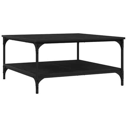 Kaffeebord Svart ek 80 x 80 x 40 cm Konstruerat trä