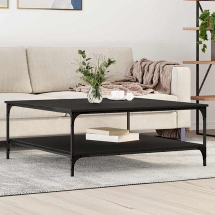 Kaffeebord Svart ek 100 x 100 x 40 cm Konstruerat trä