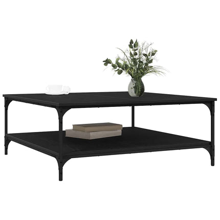 Kaffeebord Svart ek 100 x 100 x 40 cm Konstruerat trä