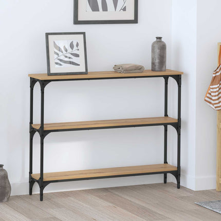 Konsolbord Artisan Ek 100 x 22,5 x 75 cm Konstruerat trä