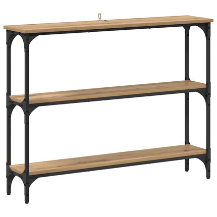 Konsolbord Artisan Ek 100 x 22,5 x 75 cm Konstruerat trä