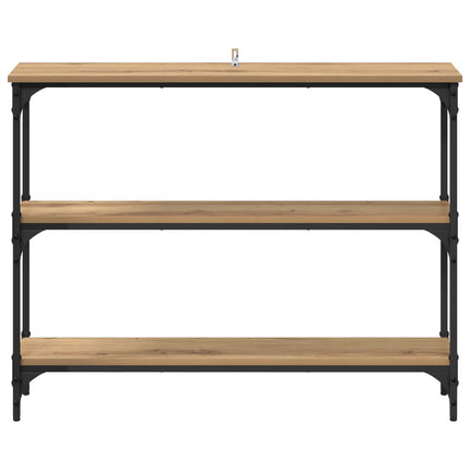 Konsolbord Artisan Ek 100 x 22,5 x 75 cm Konstruerat trä