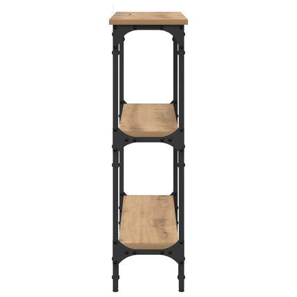 Konsolbord Artisan Ek 100 x 22,5 x 75 cm Konstruerat trä