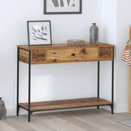 Konsolbord Gammalt trä 100 x 34.5 x 75 cm Konstruerat trä