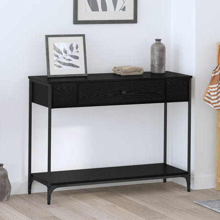 Konsolbord Övrigt Svart ek 100 x 34.5 x 75 cm Konstruerat trä