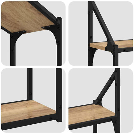 Vägg hylla med hylla artisan ek 60 x 21 x 51 cm Konstruerat trä