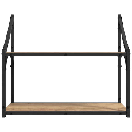 Vägg hylla med hylla artisan ek 60 x 21 x 51 cm Konstruerat trä
