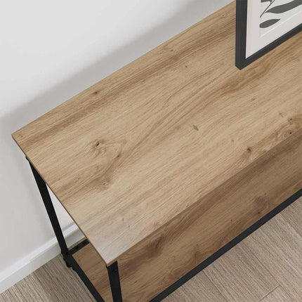 Konsolbord artisan ek 101 x 30.5 x 75 cm Konstruerat trä