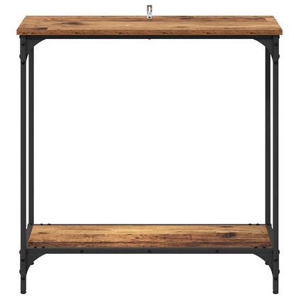 Konsolbord Gammalt trä 75 x 30.5 x 75 cm Konstruerat trä