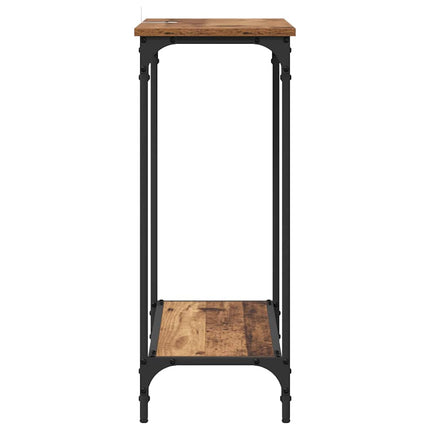 Konsolbord Gammalt trä 75 x 30.5 x 75 cm Konstruerat trä