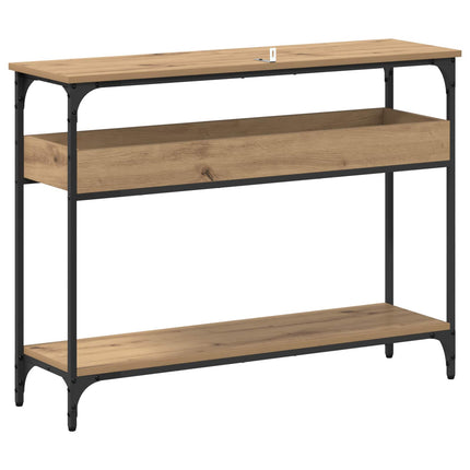 Konsolbord artisan ek 100 x 29 x 75 cm Konstruerat trä