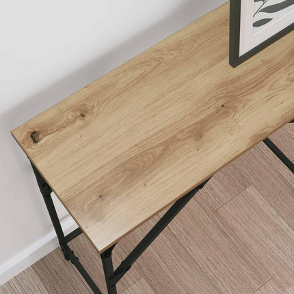 Konsolbord artisan ek 140 x 29 x 75 cm Konstruerat trä