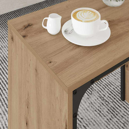 Kaffeebord 3 pcs Artisan Ek Konstruerat trä