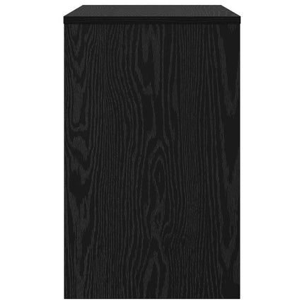 Kaffeebord 3 pcs Svart Ek Konstruerat trä