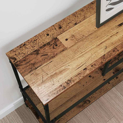 Konsolbord Gammalt trä 100 x 30 x 75 cm Konstruerat trä