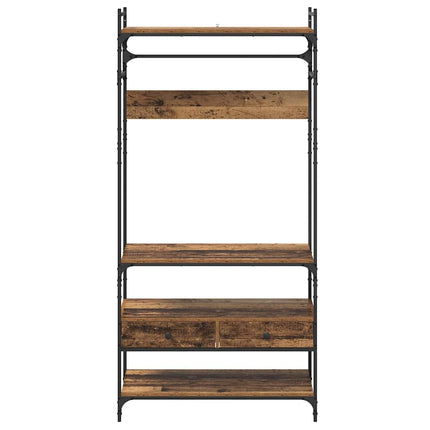 Garderob Gammalt trä 89 x 39 x 184.5 cm Konstruerat trä