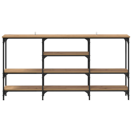 Konsolbord artisan ek 160 x 29 x 80 cm Konstruerat trä