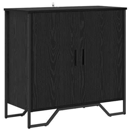 Sideboard Svart Ek 78 x 35 x 74.5 cm