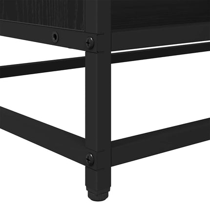 TV Enheter Svart Ek 61 x 40 x 46 cm Konstruerat trä