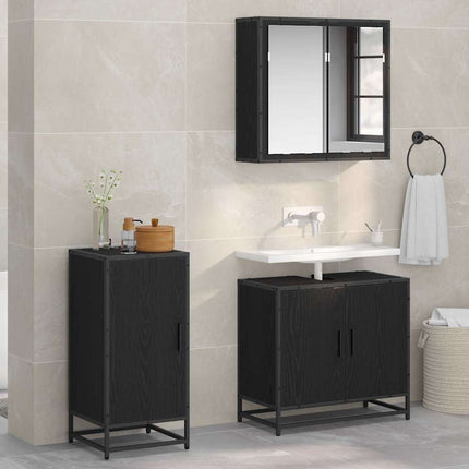 Sideboard Svart Ek 35,5 x 35 x 76 cm