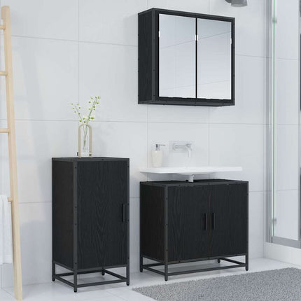 Sideboard Svart Ek 35,5 x 35 x 76 cm