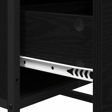 Sideboard Svart Ek 35,5 x 35 x 76 cm