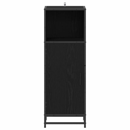 Badrumsmöbelset Svart Ek 35 x 37,5 x 100 cm Konstruerat trä