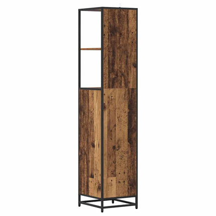 Badrumsmöbelset Gammalt trä 35 x 37,5 x 166 cm Konstruerat trä
