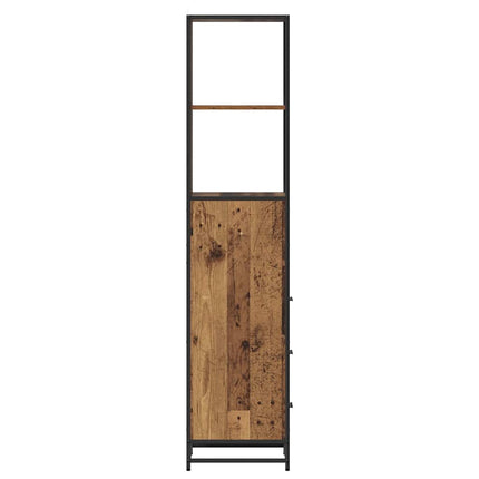 Badrumsmöbelset Gammalt trä 35 x 37,5 x 166 cm Konstruerat trä