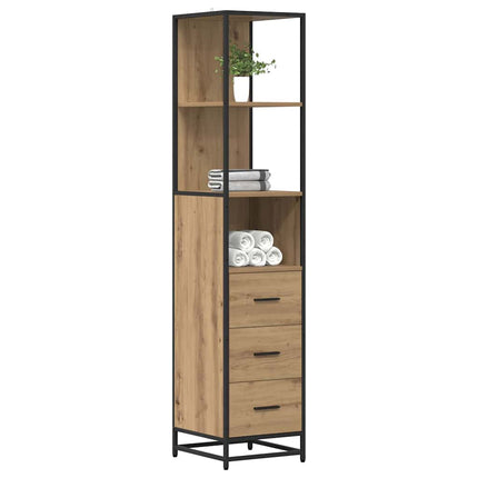 Badrumsmöbelset Artisan Ek 35 x 37,5 x 166 cm Konstruerat trä