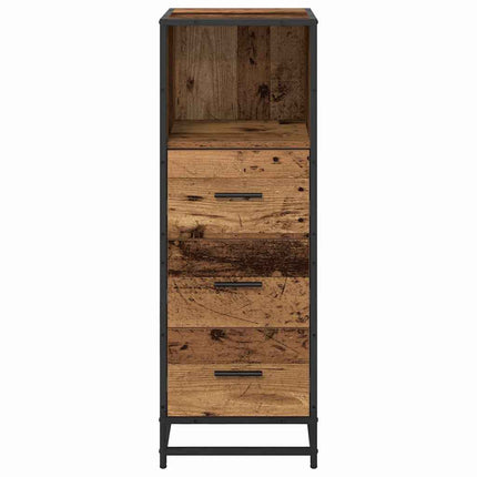 Badrumsmöbelset Gammalt trä 35 x 37,5 x 100 cm Konstruerat trä