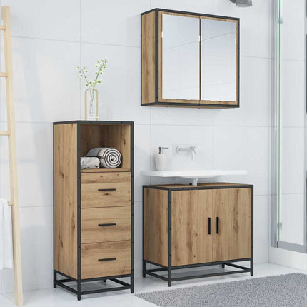 Badrumsmöbelset Artisan Ek 35 x 37,5 x 100 cm Konstruerat trä