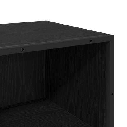 Badrumsmöbelset Svart Ek 35 x 37,5 x 100 cm Konstruerat trä