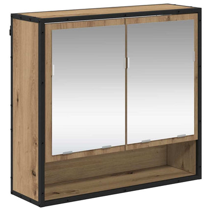Vägg hylla med hylla Väggmonterad Artisan Ek 65 x 20 x 60 cm