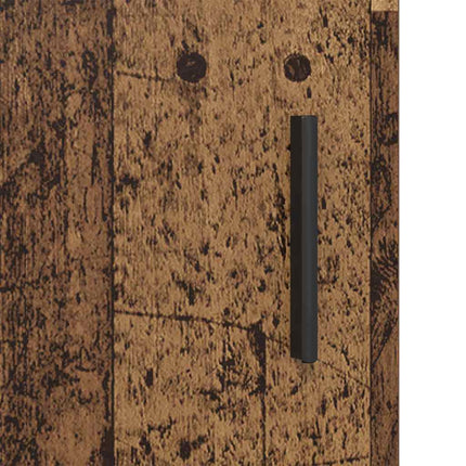 Badrumsskåp Gammalt trä 90 x 33 x 60 cm Konstruerat trä