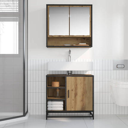 Badrumsskåp Artisan Ek 65 x 33 x 60 cm Konstruerat trä