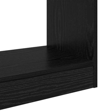 Bokskåp Svart ek 37 x 30 x 103 cm Konstruerat trä