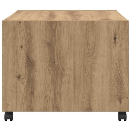 Kaffeebord med låda Artisan Ek 55 x 55 x 45cm Konstruerat trä