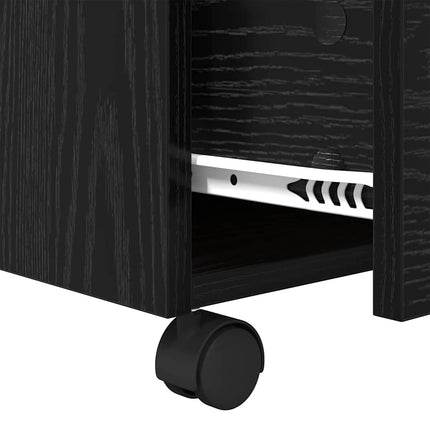 Kaffeebord Svart Ek 55 x 55 x 45cm Konstruerat trä