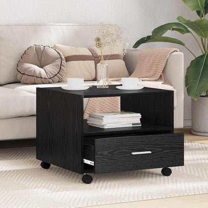 Kaffeebord Svart Ek 55 x 55 x 45cm Konstruerat trä
