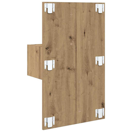 Nattduksbord 2 pcs Artisan Ek 50 x 32,5 x 80cm Konstruerat trä