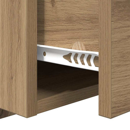 Väggmonterad sänggavel 2 pcs Artisan Ek 48,5 x 32,5 x 80 cm