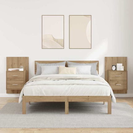 Väggmonterad sänggavel 2 pcs Artisan Ek 48,5 x 32,5 x 80 cm
