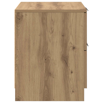 Nattduksbord 2 pcs Artisan Ek 45 x 39 x 50cm Konstruerat trä